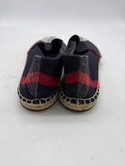 Pre-Owned Burberry Navy Size 7.5 Espadrille Flats | True Fashionistas.