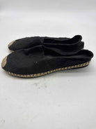 Pre-Owned Jimmy Choo Black Size 7 Espadrille Flats | True Fashionistas.