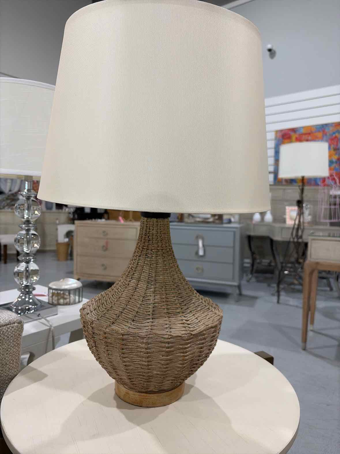 Rattan Look Outdoor Lamp | True Fashionistas.