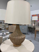 Rattan Look Outdoor Lamp | True Fashionistas.