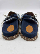 Pre-Owned Chloe Blue Size 11 Slide Sandals | True Fashionistas.