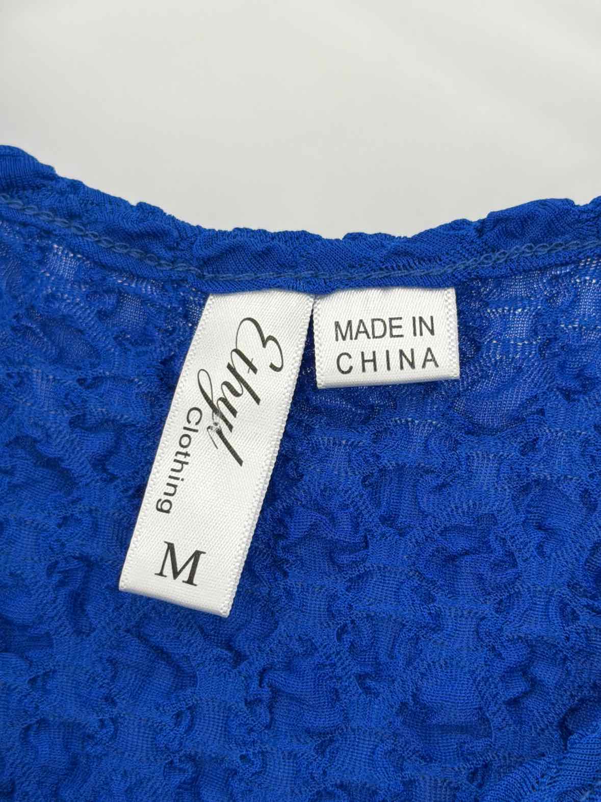 Pre-Owned Ethyl Blue Size Medium Blouse | True Fashionistas.