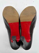 Pre-Owned Christian Louboutin Black Size 7.5 Mary Jane Heels | True Fashionistas.