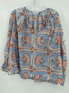 Pre-Owned Antik Batik Blue Size Medium Blouse | True Fashionistas.