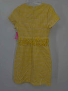 Pre-Owned Julie Brown Yellow Size 2 Short Short Sleeve Dress | True Fashionistas.