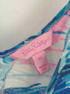 Pre-Owned Lilly Pulitzer Blue Size XS Tank Top | True Fashionistas.