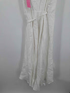 Pre-Owned Tommy Bahama White Size 8 Wrap Short Sleeveless Dress | True Fashionistas.
