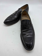 Pre-Owned Salvatore Ferragamo Black 7 Slip On Men's Dress Shoes | True Fashionistas.