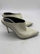Pre-Owned Alexander Wang White Size 6 Mule Heels | True Fashionistas.