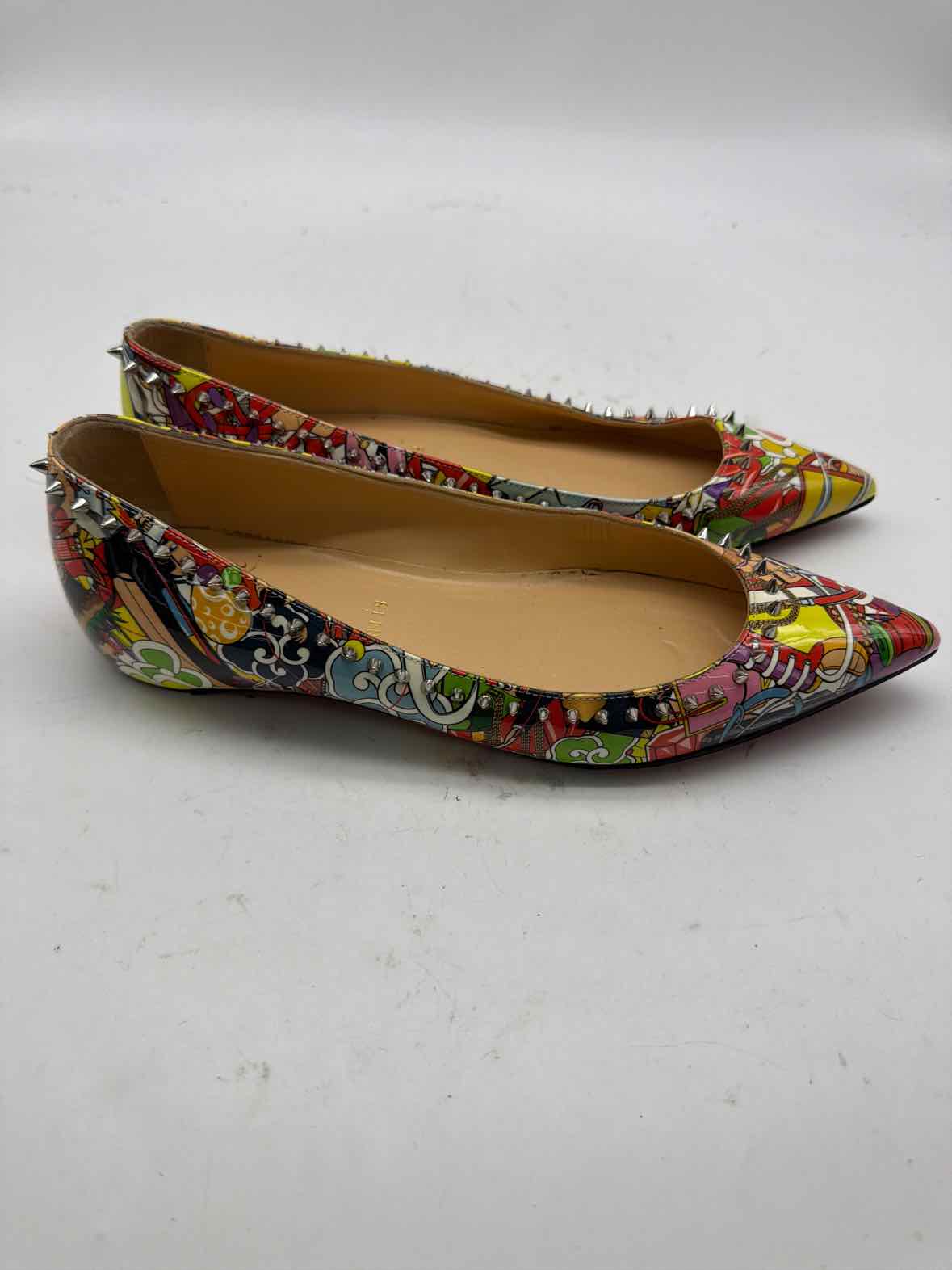Pre-Owned Christian Louboutin Multi-Color Size 36 Ballet Flat Flats | True Fashionistas.