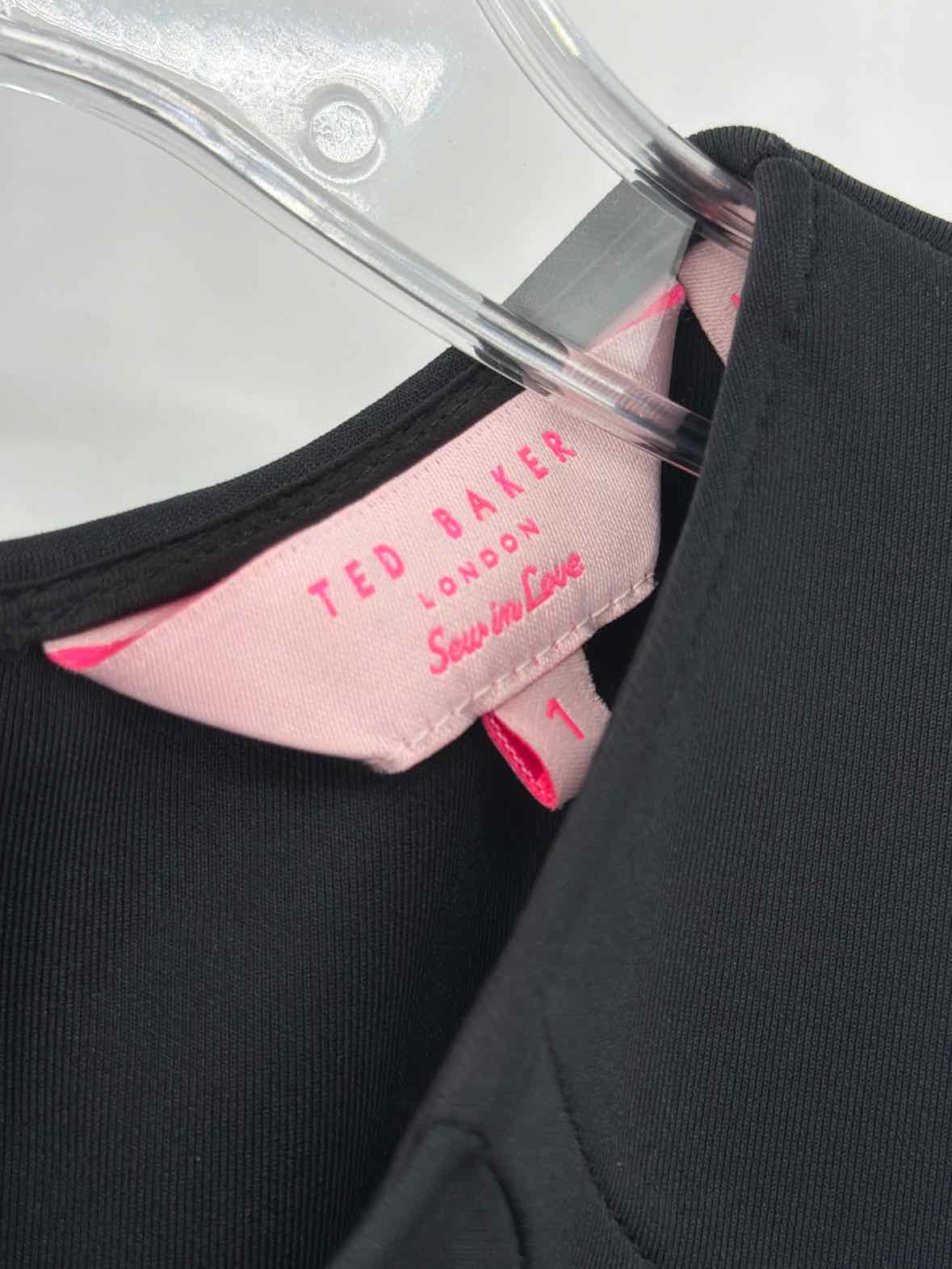 Pre-Owned Ted Baker Black Size 1/2 Short Sleeveless Dress | True Fashionistas.