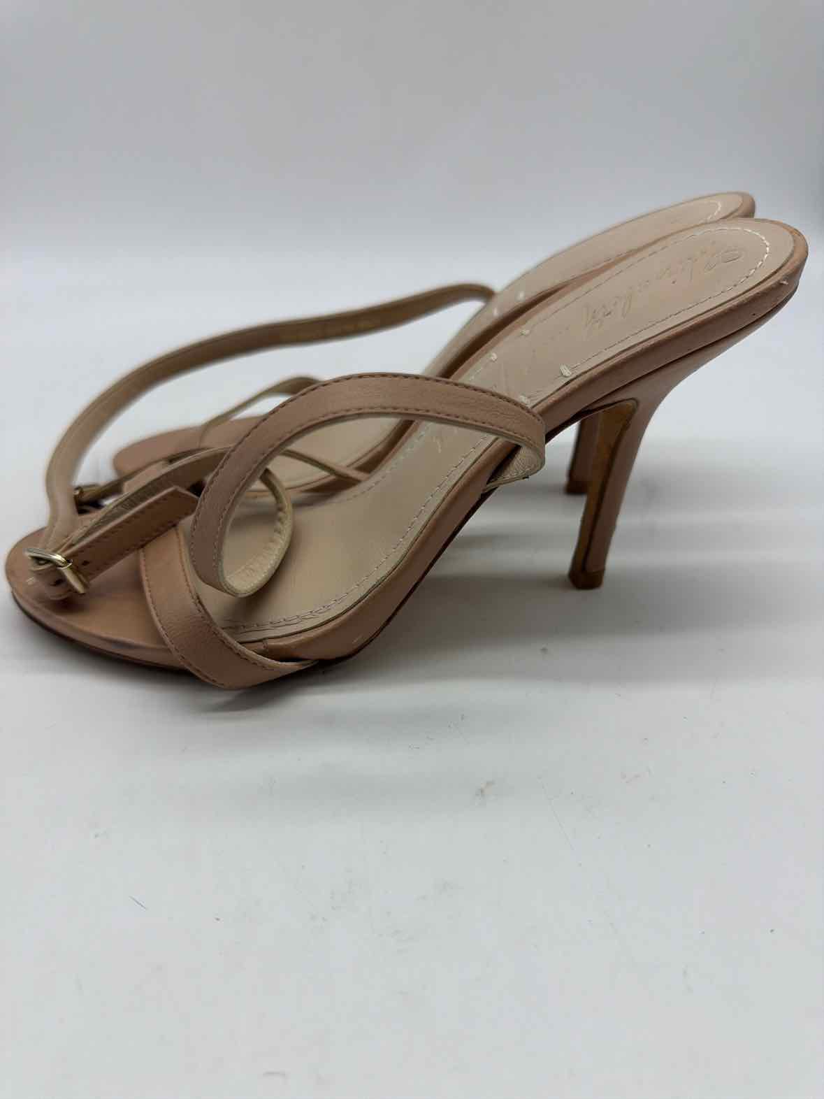 Pre-Owned Elizabeth and James Tan Size 6.5 Strappy Heels | True Fashionistas.