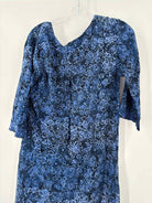 Pre-Owned Made On Earth Blue Size Small Long Long Sleeve Dress | True Fashionistas.