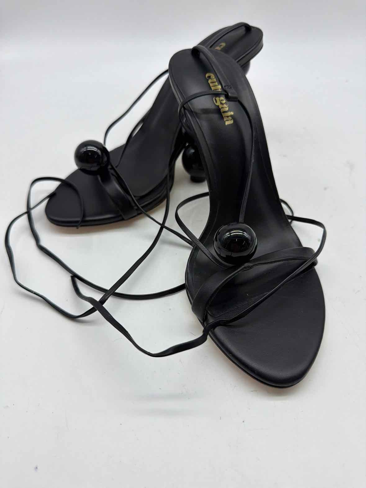 Pre-Owned Cult Gaia Black Size 36.5 Strappy Heels | True Fashionistas.