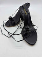 Pre-Owned Cult Gaia Black Size 36.5 Strappy Heels | True Fashionistas.