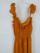 Pre-Owned Sundress Yellow Size M/L Long Sleeveless Dress | True Fashionistas.
