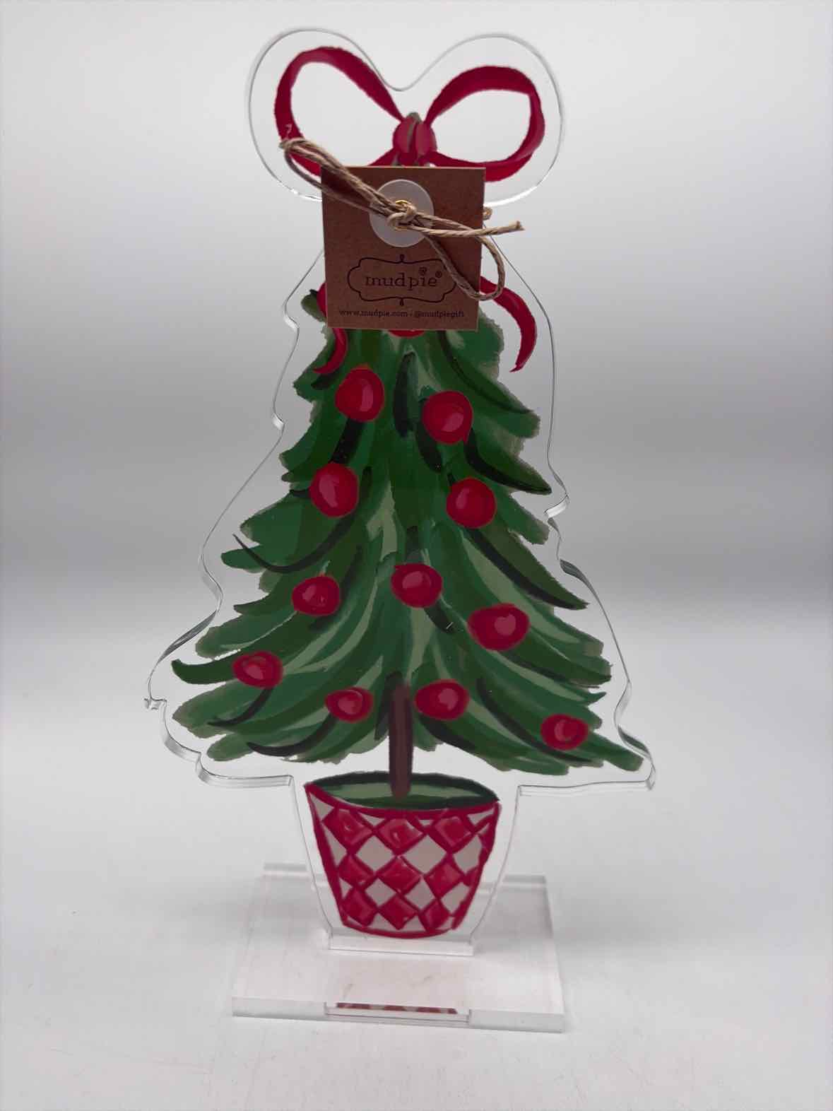 Green Acrylic Christmas Sitter | True Fashionistas.