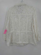 Pre-Owned Erin London White Size Large Button Jacket | True Fashionistas.