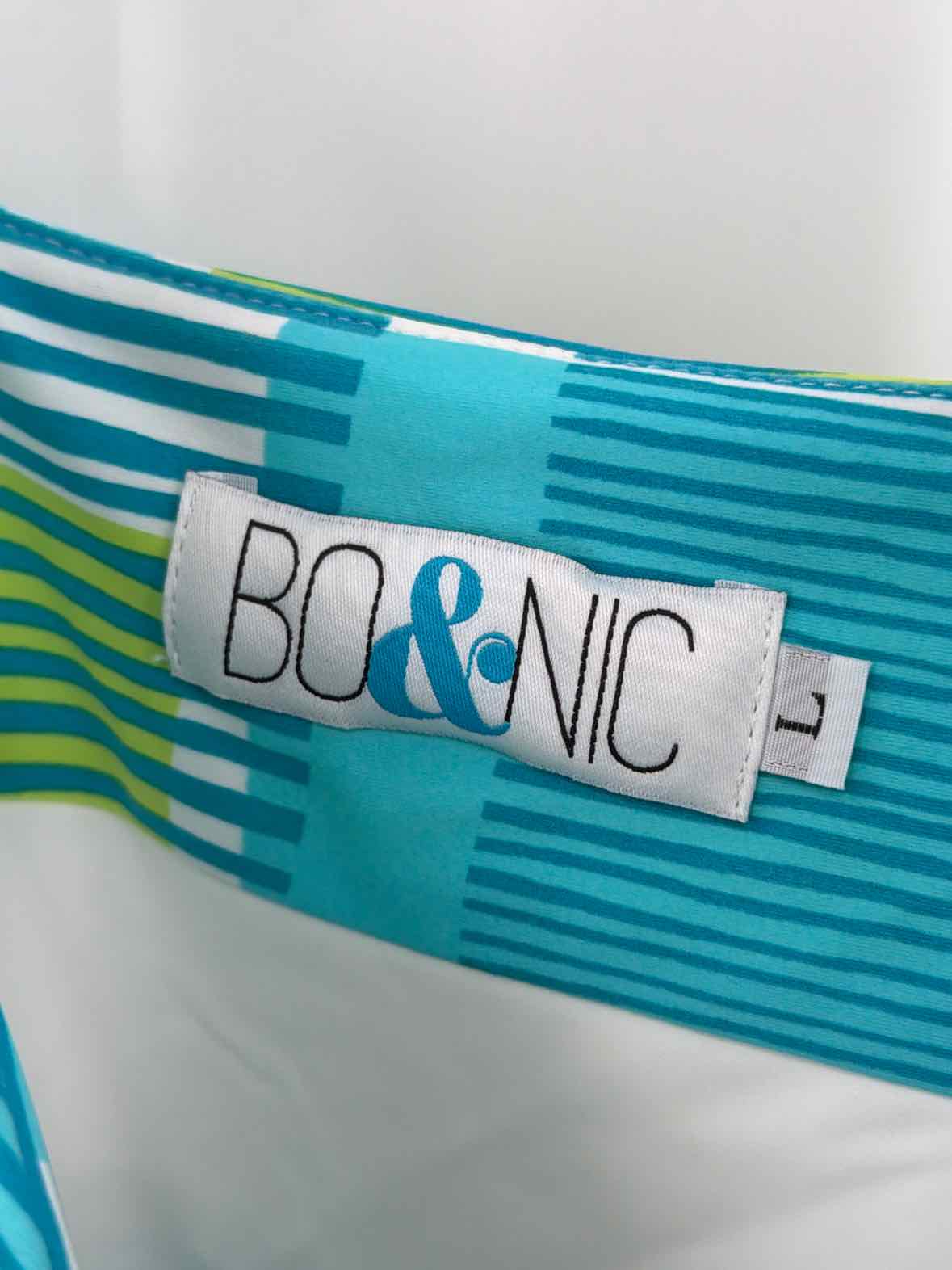 Pre-Owned Bo & Nic Blue Size Large Short Sleeveless Dress | True Fashionistas.