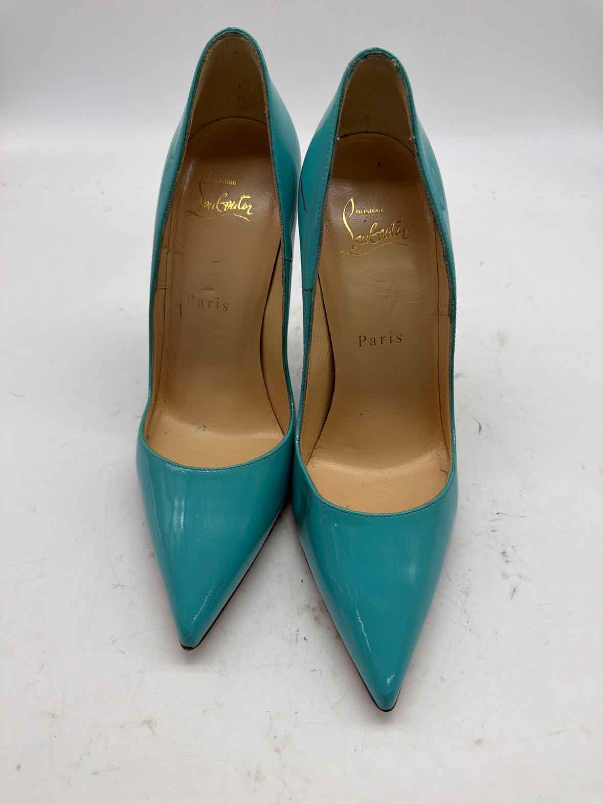 Pre-Owned Christian Louboutin Blue Size 36.5 Pump Heels | True Fashionistas.