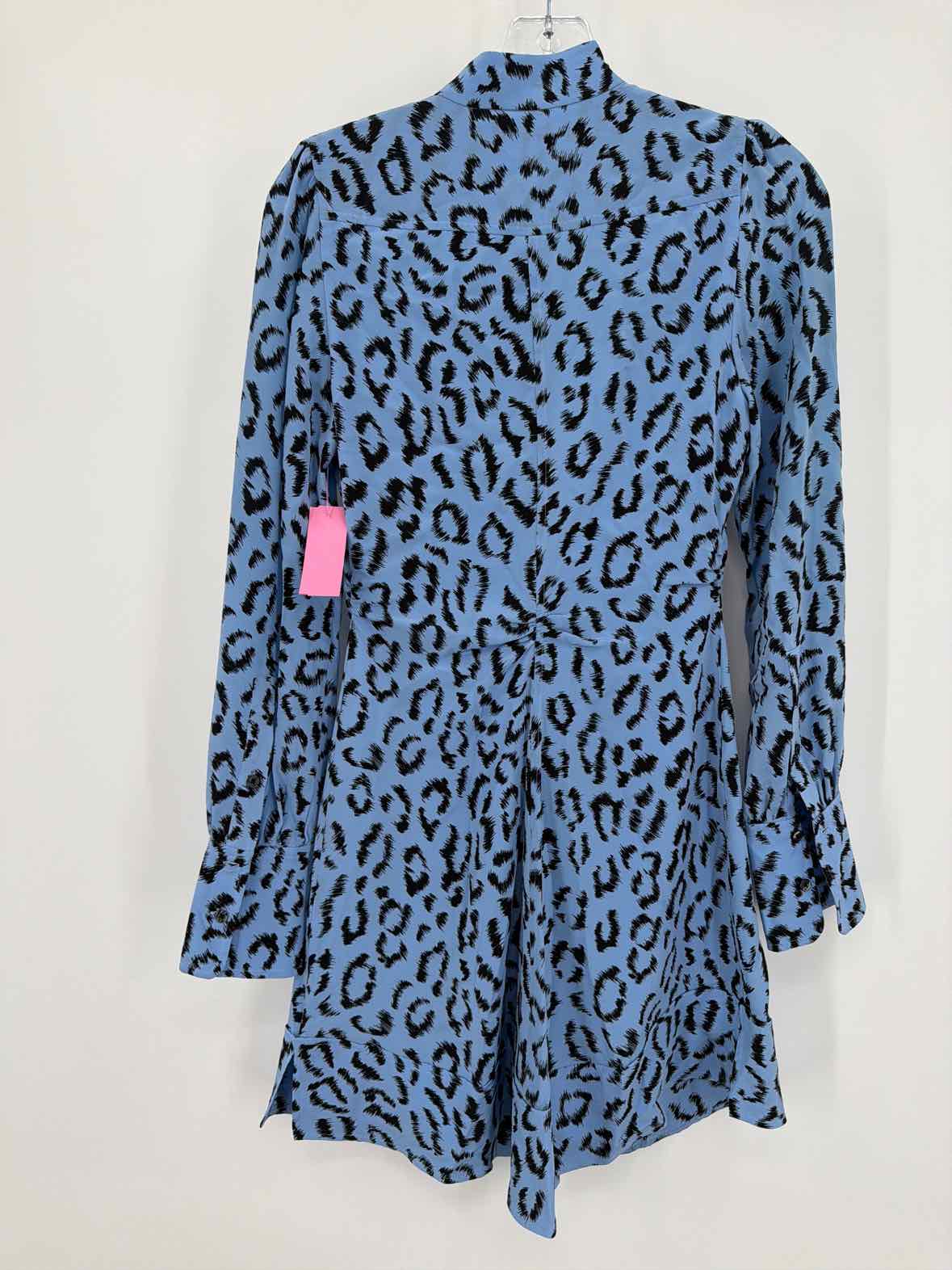 Pre-Owned ALC Blue Size 2 Short Long Sleeve Dress | True Fashionistas.