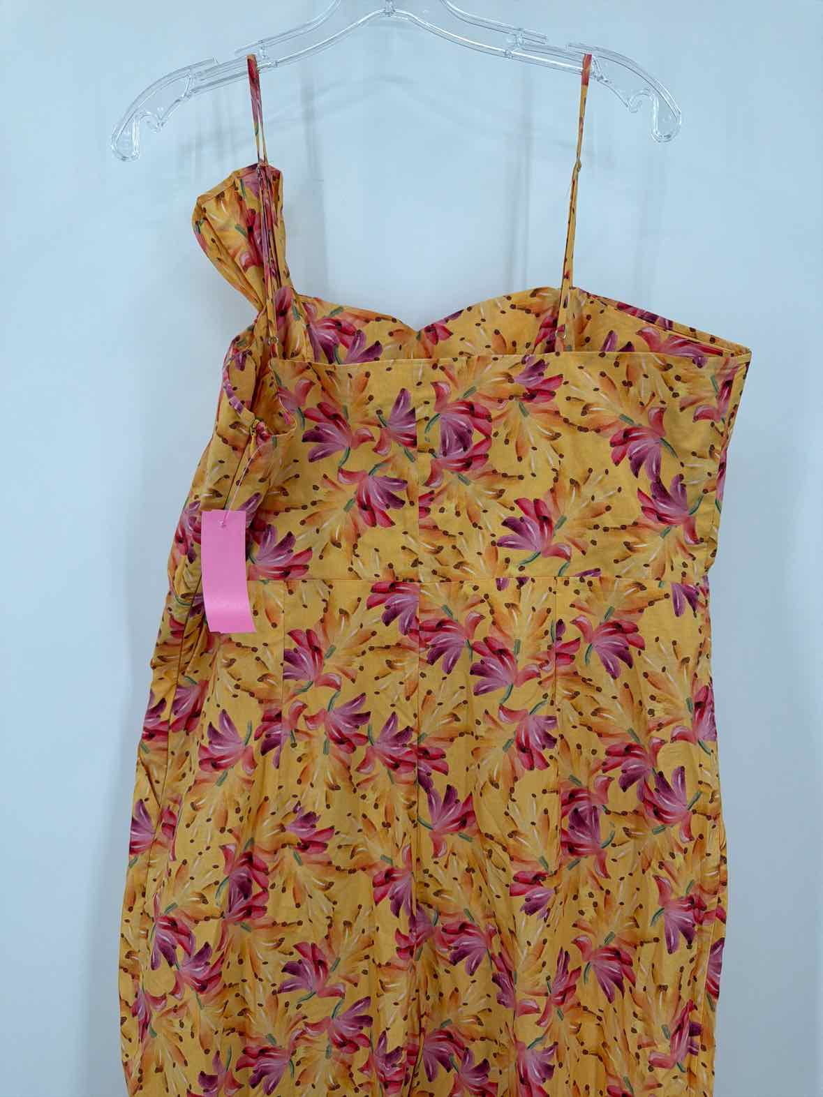 Pre-Owned Farm Rio Yellow Size XL Sleeveless Jumpsuit | True Fashionistas.