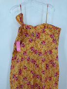 Pre-Owned Farm Rio Yellow Size XL Sleeveless Jumpsuit | True Fashionistas.