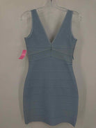 Pre-Owned Vera Wang Maids Blue Size XS Knit Bodycon Short Sleeveless Dress | True Fashionistas.
