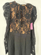 Pre-Owned Michael Kors Black Size 0 Lace Long Sleeve Jumpsuit | True Fashionistas.