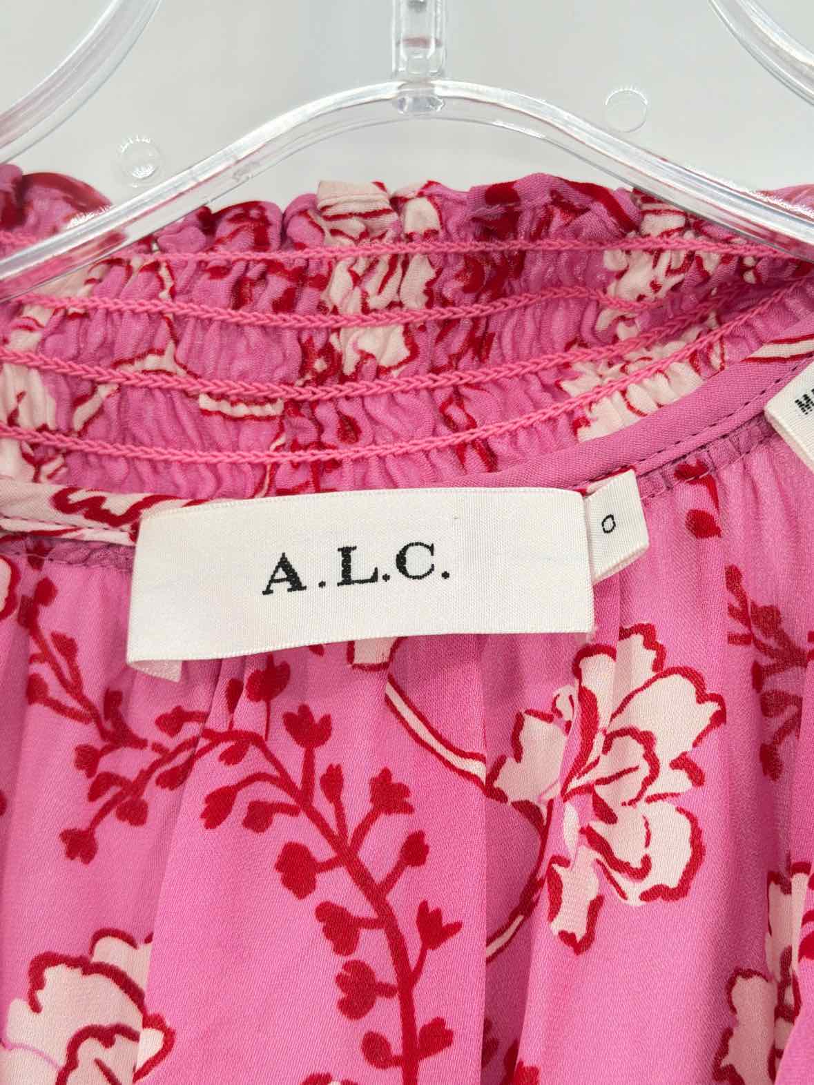 Pre-Owned ALC Pink Size 0 Short Sleeveless Dress | True Fashionistas.