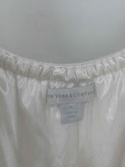 Pre-Owned New York & Co White Size Medium Short Short Sleeve Dress | True Fashionistas.