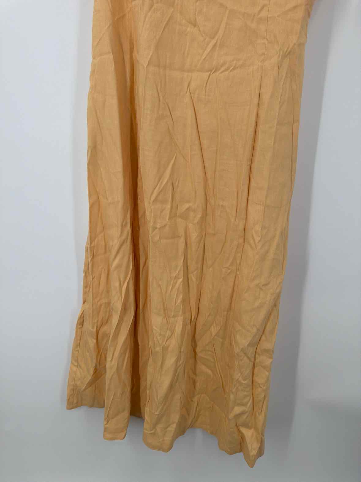 Pre-Owned Club Monaco Yellow Size 8 Long Short Sleeve Dress | True Fashionistas.