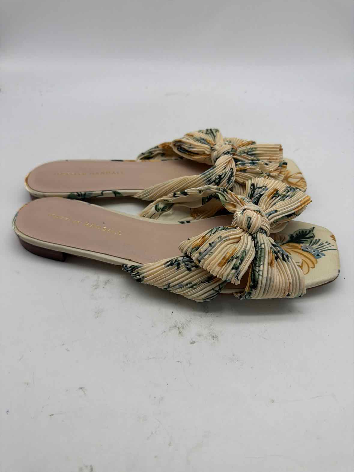 Pre-Owned Loeffler Randall Ivory Size 10 Mule Sandals | True Fashionistas.