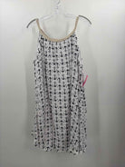 Pre-Owned India Boutique White Size One Size Printed Short Sleeveless Dress | True Fashionistas.