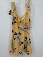 Pre-Owned JOA Los Angeles Yellow Size Medium Short Sleeveless Dress | True Fashionistas.