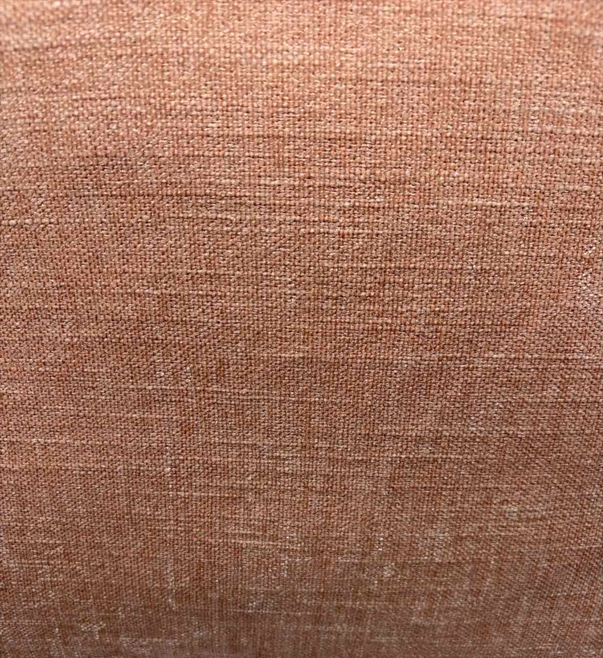 Peach Fabric Pillow W/Gold Zipper | True Fashionistas.