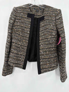 Pre-Owned Brooks Brothers Black Size 10 Boucle Blazer | True Fashionistas.
