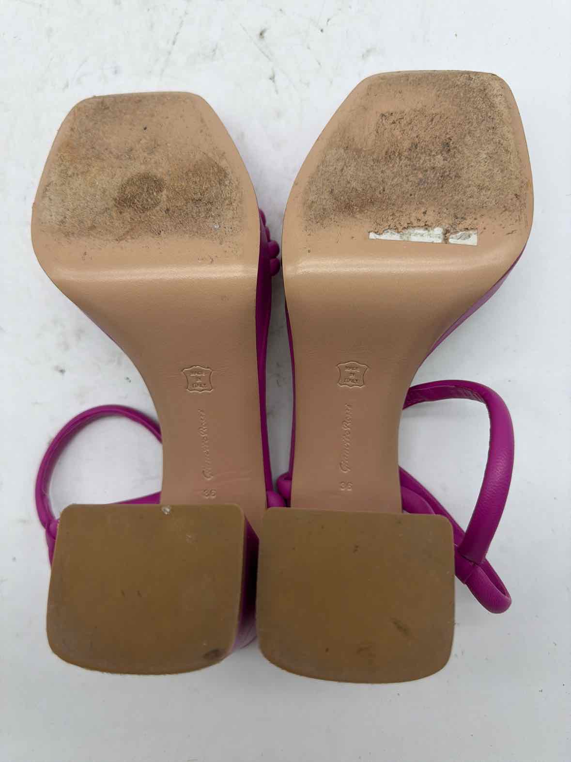 Pre-Owned Gianvito Rossi Pink Size 6 Strappy Heels | True Fashionistas.