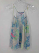 Pre-Owned Lilly Pulitzer Blue Size XS Tank Top | True Fashionistas.
