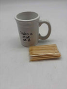 White Take a Stab Toothpick Holder | True Fashionistas.