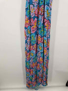 Pre-Owned For Love & Lemons Blue Size XL Long Sleeveless Dress | True Fashionistas.