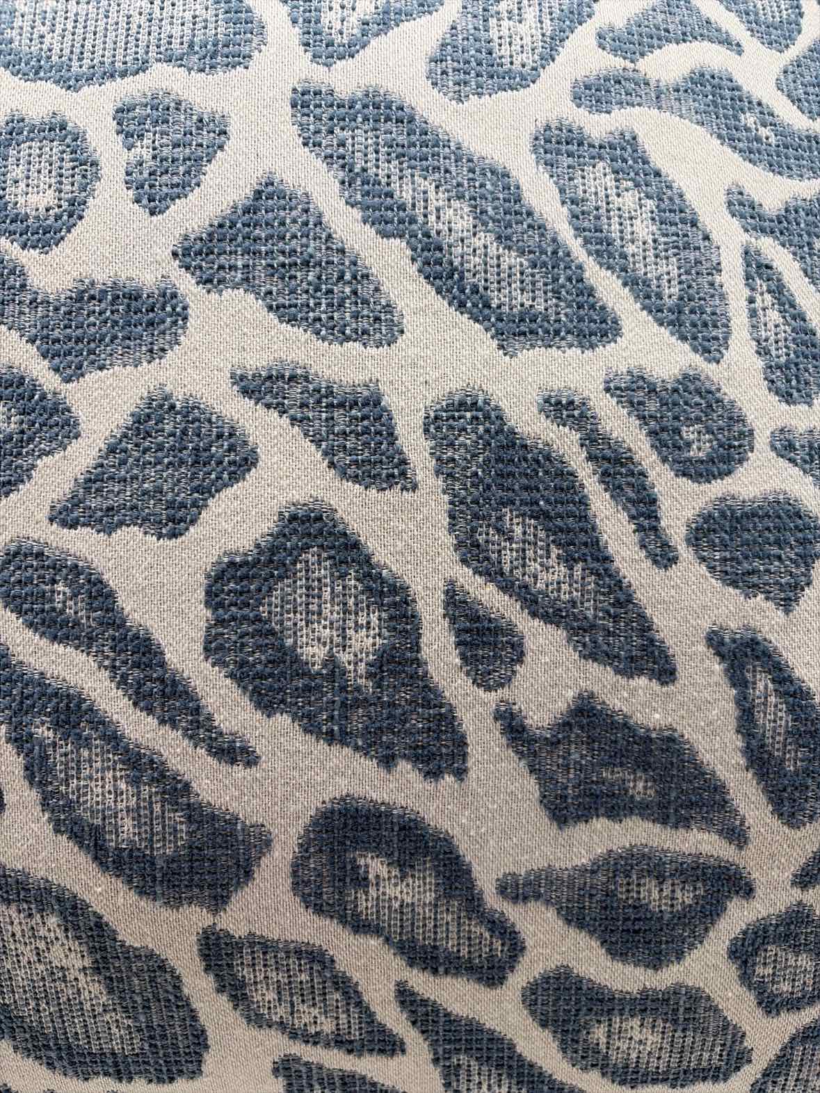 PiuBelle Blue & Ivory Animal Print Pillow | True Fashionistas.