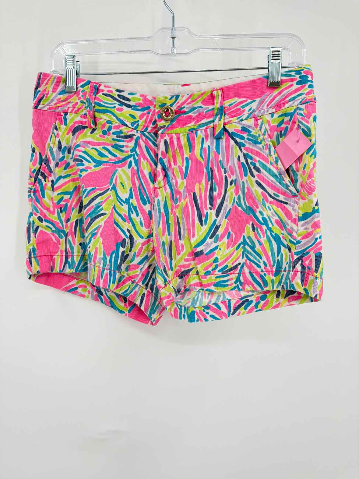 Pre-Owned Lilly Pulitzer Pink Size 0 Callahan Printed Shorts | True Fashionistas.