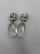 Jeff Lieb Silver clip Drop Earrings | True Fashionistas.