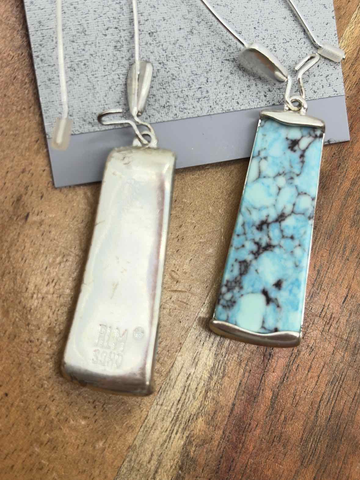 RLM Soho Silver Contemporary Drop Earrings | True Fashionistas.
