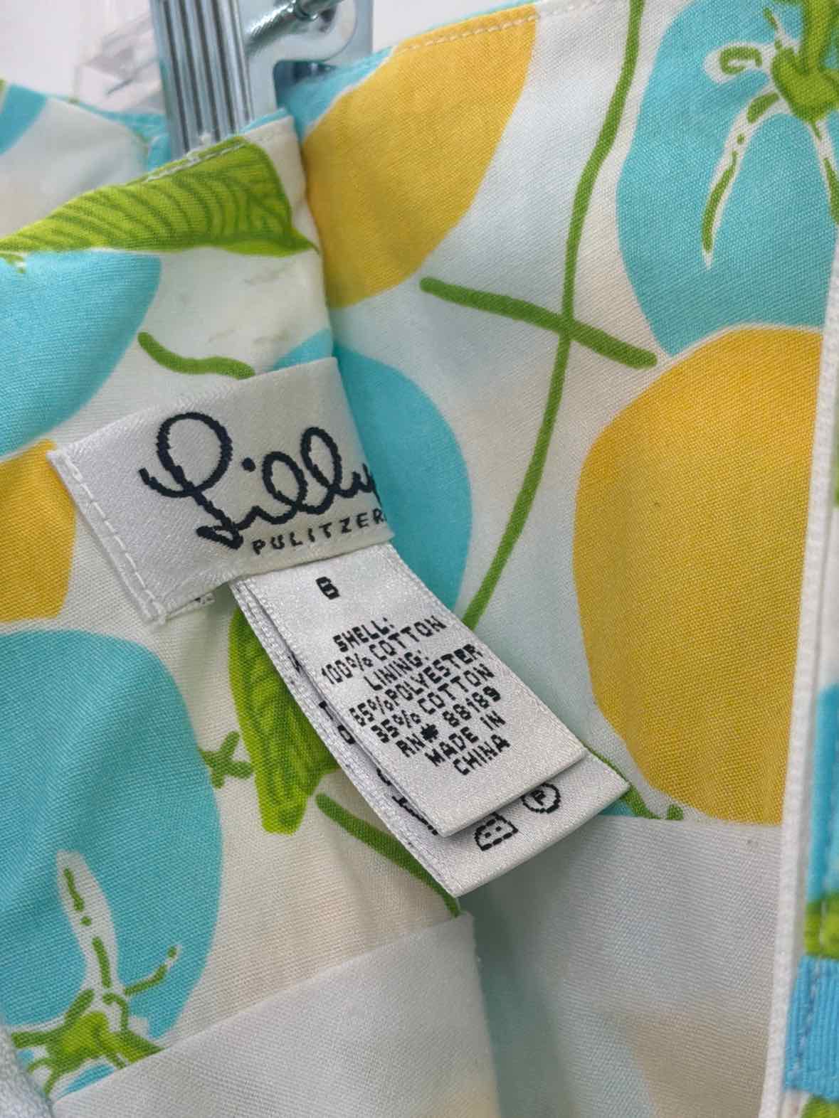 Pre-Owned Lilly Pulitzer Blue Size 6 Vintage A Line Skirt | True Fashionistas.