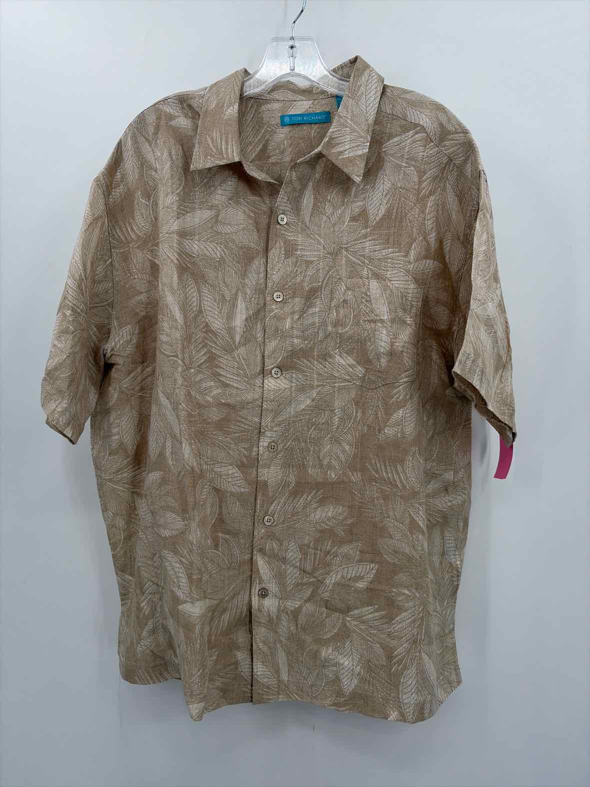Tori Richards Tan Size XL Men's Button Down | True Fashionistas.