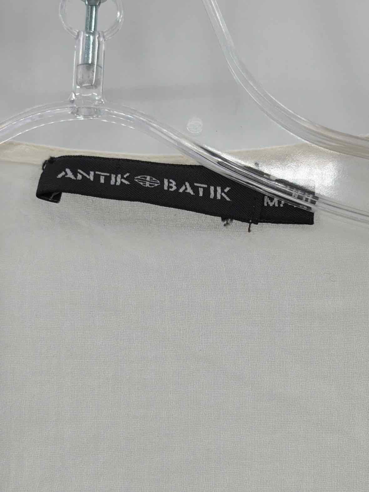 Pre-Owned Antik Batik Ivory Size Medium Tunic Blouse | True Fashionistas.