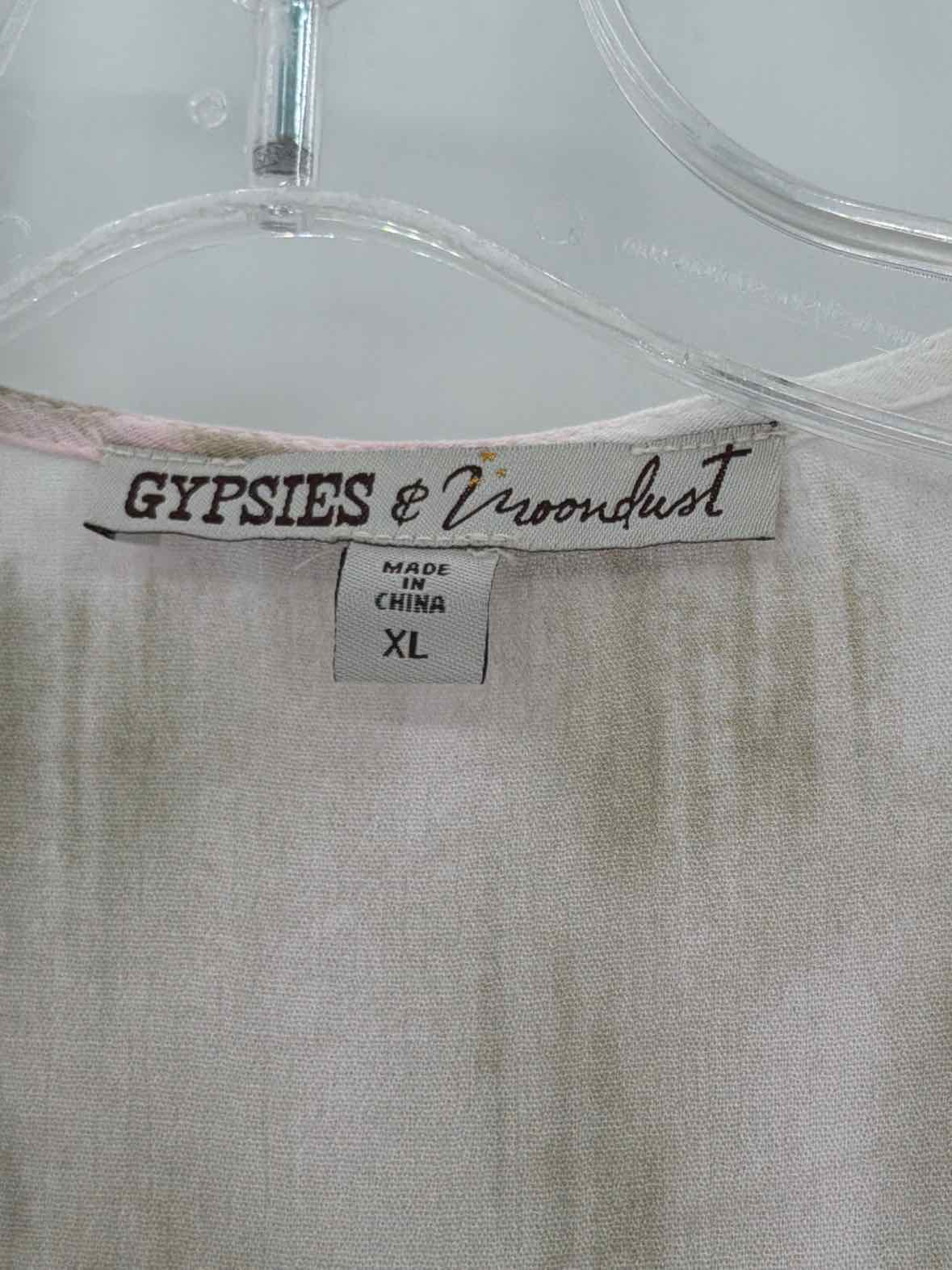 Pre-Owned Gypsies & Moondust White Size XL Blouse | True Fashionistas.