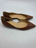 Pre-Owned Christian Louboutin Tan Size 9 D'orsay Flats | True Fashionistas.